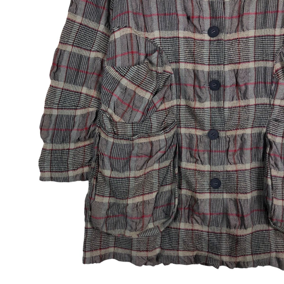 Vintage 🔥Vintage Lilith Plaid Wool Blend Chore Jacket Issey Miyake Size US M / EU 48-50 / 2 - 4 Thumbnail