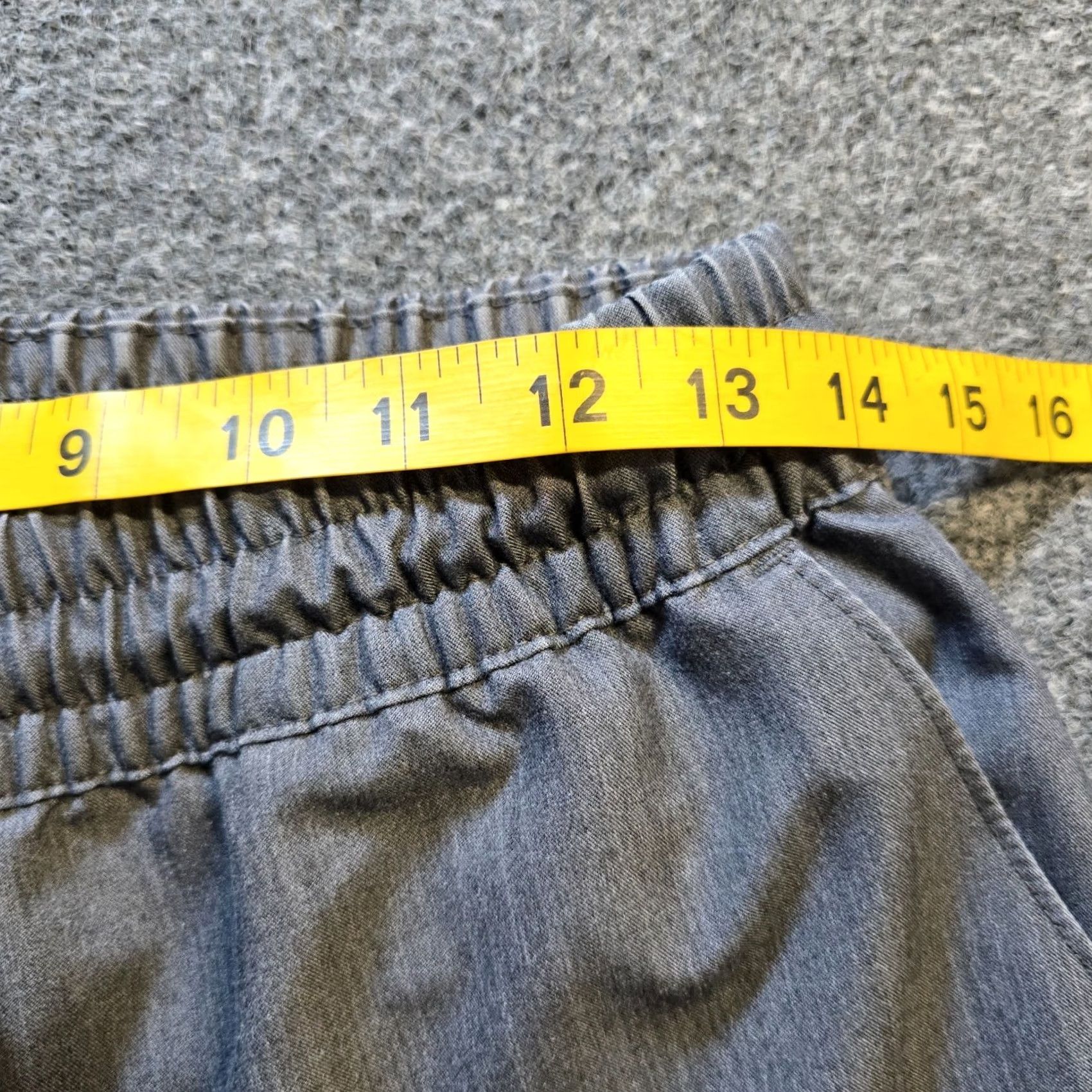 Vintage Jaanuu Pants Women Size Medium Gray Pull On Pocket Nursing Medical Lab Comfort Size 32" / US 10 / IT 46 - 5 Thumbnail