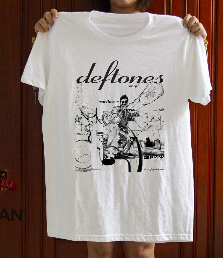 Band Tees Deftones Band T-shirt for Men Women Fans Deftones Band Tee Size US XL / EU 56 / 4 - 1 Thumbnail