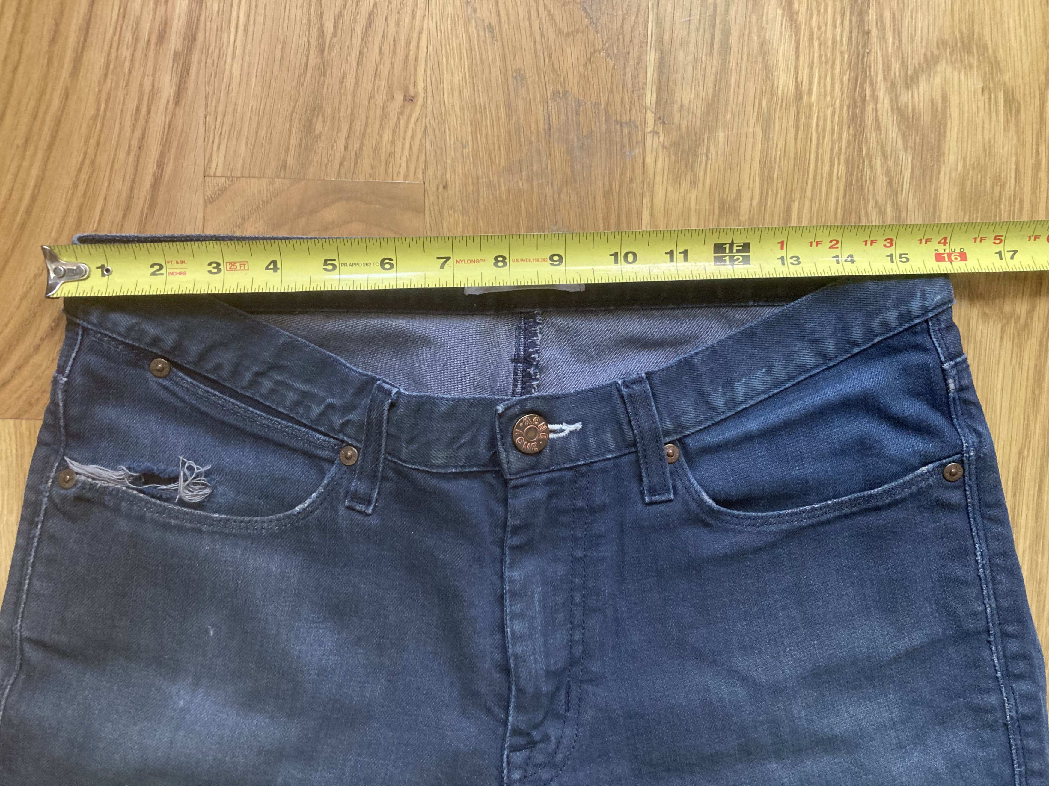 Acne Studios Acne Studios Max Thunder Grey Jeans Size 31/32 Size US 31 - 7 Thumbnail