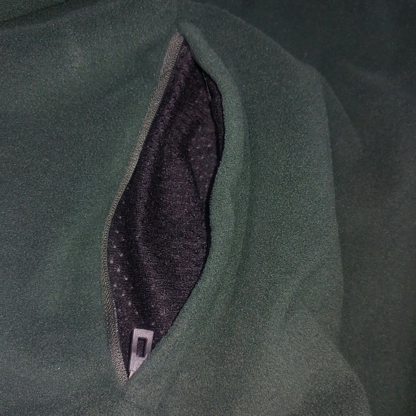 Vintage LL Bean Mens XL Fleece Jacket Full Zip Hunter Green Stretch Classic Work 248581 Size US XL / EU 56 / 4 - 6 Thumbnail