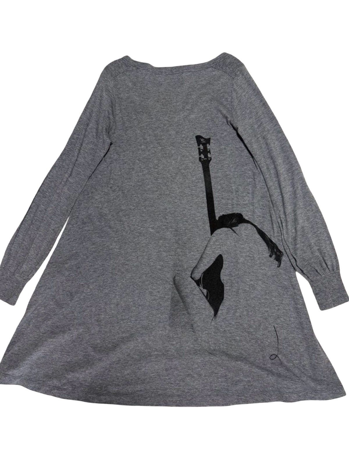 Hysteric Glamour Hysteric Glamour "Guitar Girl" Graphic Tunic / Long Sleeve Size ONE SIZE - 4 Thumbnail