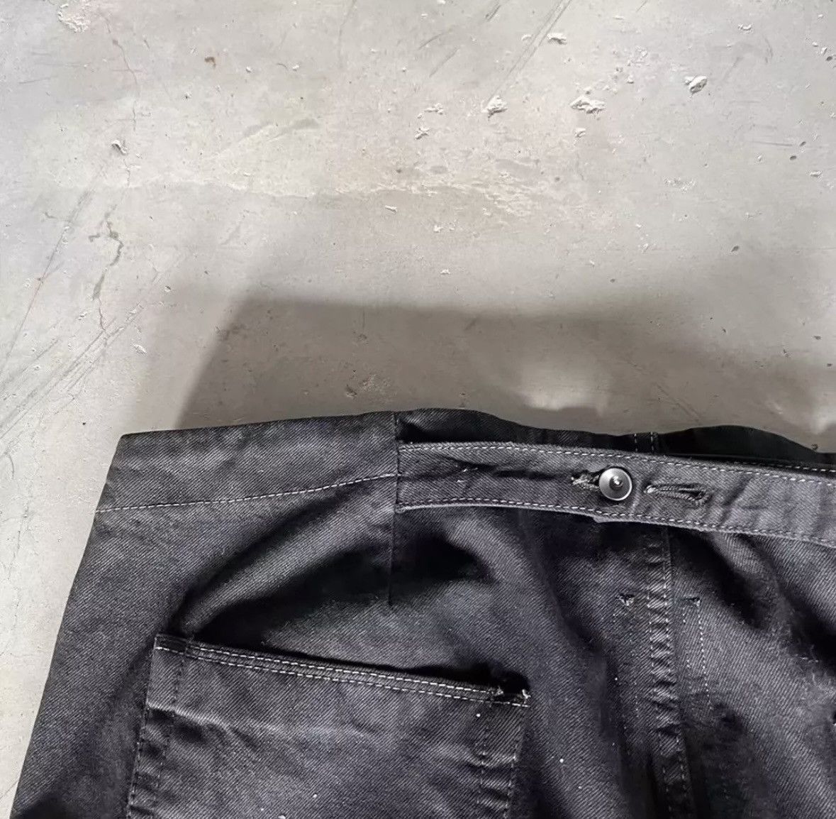 Rick owens 16fw air cut jeans