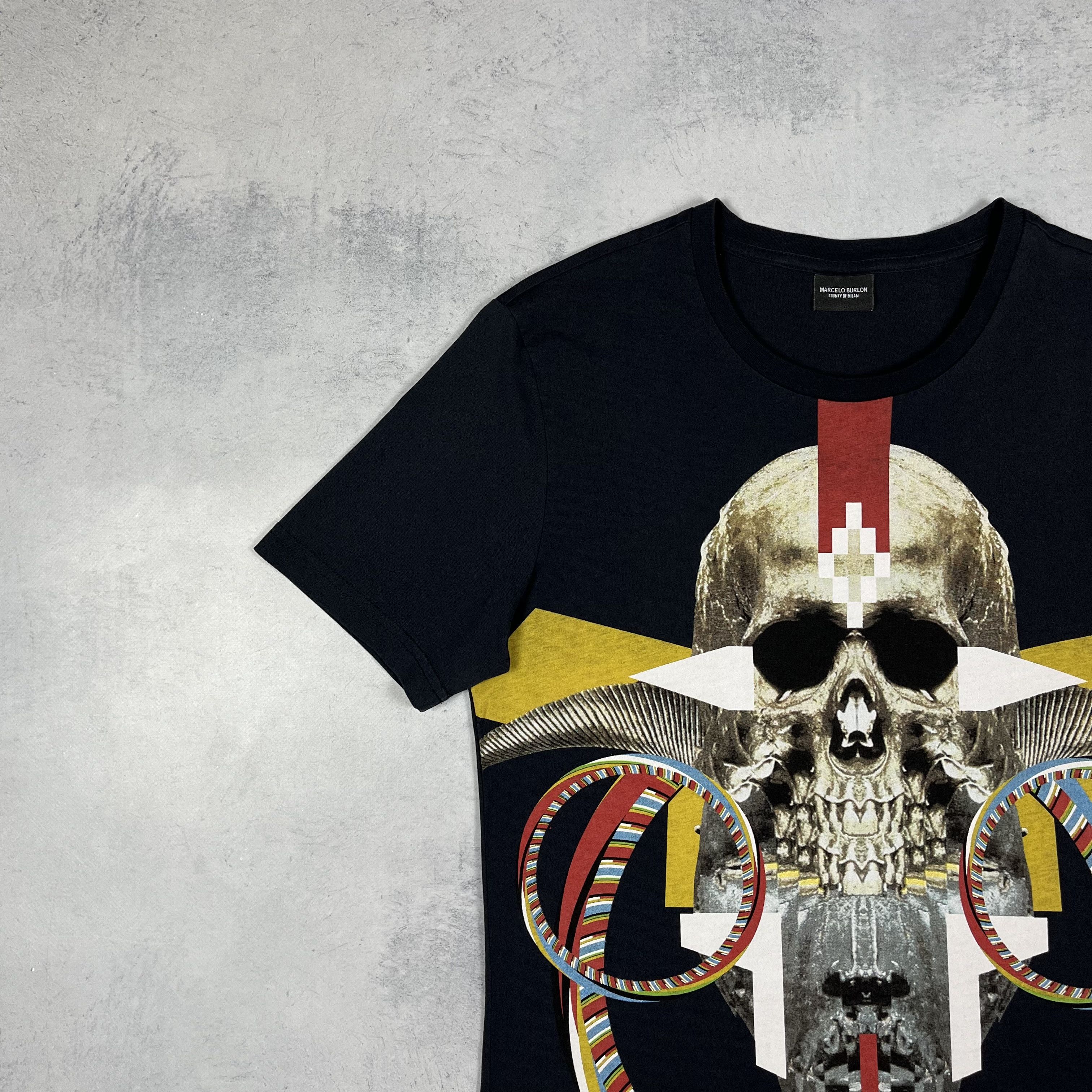 Marcelo Burlon Marcelo Burlon BATAVIA Big Logo T Shirt Size US L / EU 52-54 / 3 - 6 Thumbnail