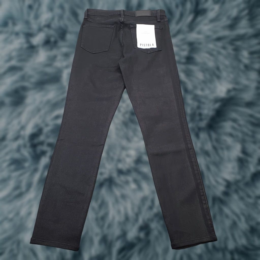 Pistola Pistola Jeans Womens 28 Black Denim Slim Fit Stretch 5-Pocket Design Skinny Leg Jeans Size 28" / US 6 / IT 42 - 1 Thumbnail