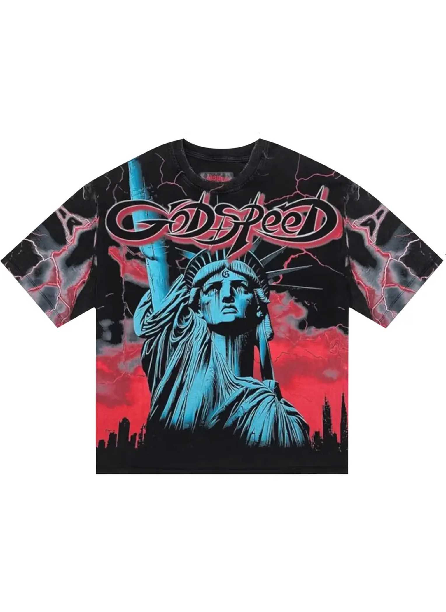 Godspeed Voltage Tee Black/Red Size US L / EU 52-54 / 3 - 1 Thumbnail
