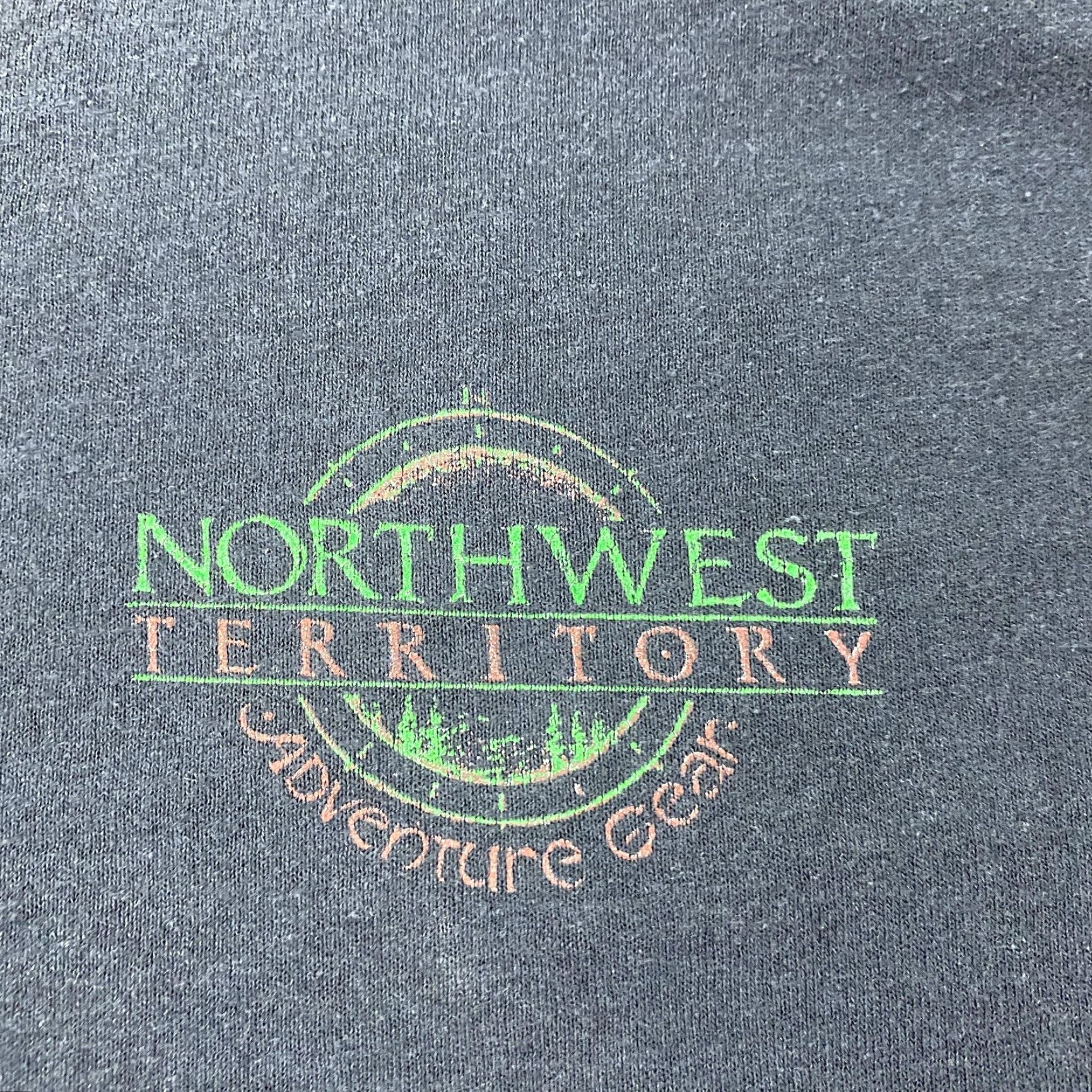 Vintage Vtg Northwest Territory Shirt Mens Large Black Graphic Print Hunting Moose 80s Century? Size US L / EU 52-54 / 3 - 4 Thumbnail