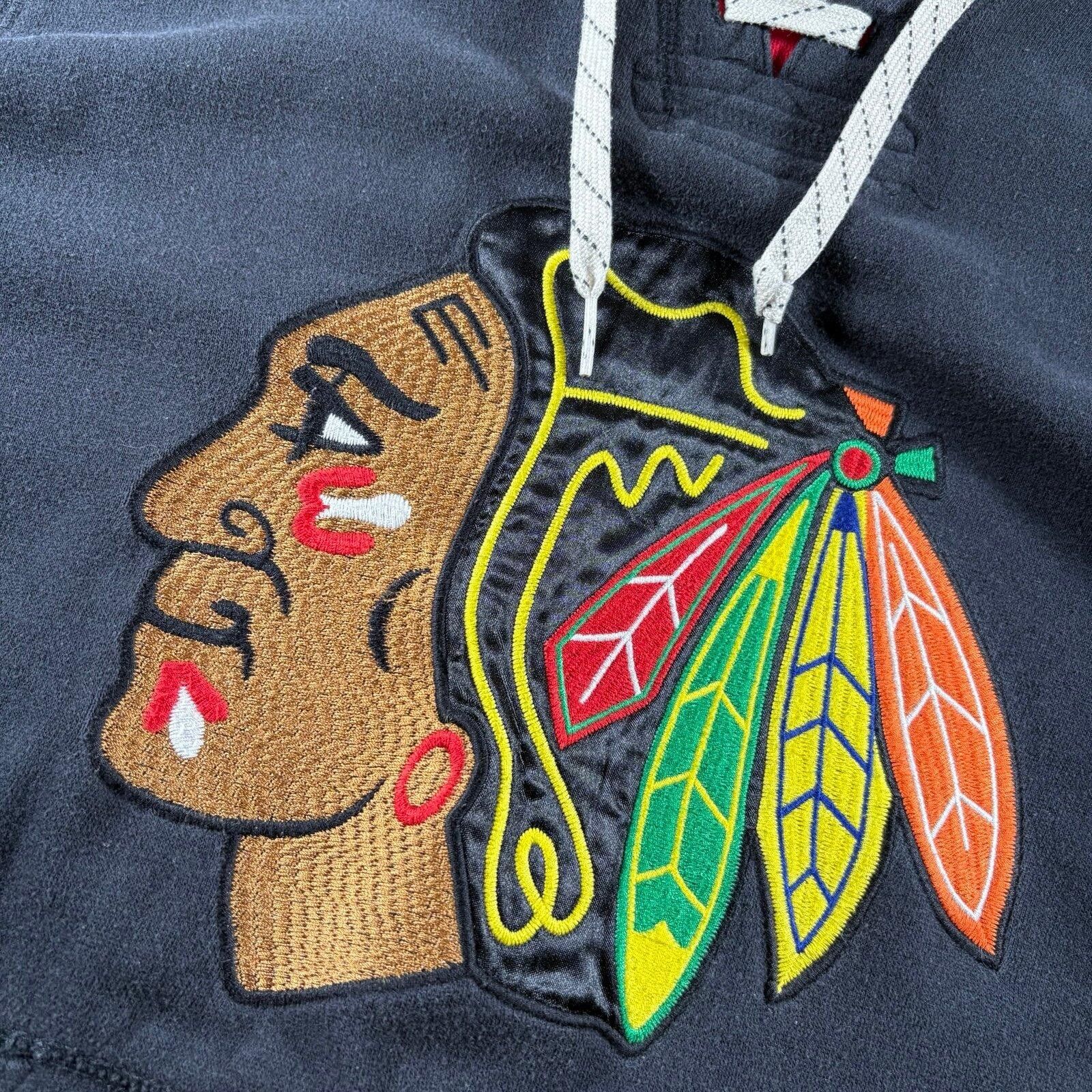 Ccm Vintage Chicago Blackhawks hoodie Size US M / EU 48-50 / 2 - 2 Thumbnail