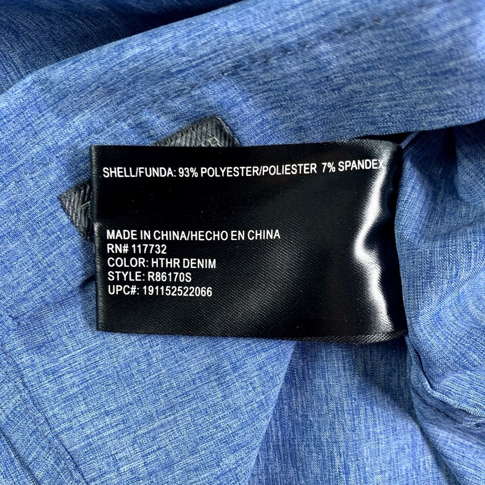 Vintage Zero ZX exposure Button-Up Shirt Mens XL Travel Series Back Vent Blue Size US XL / EU 56 / 4 - 6 Thumbnail