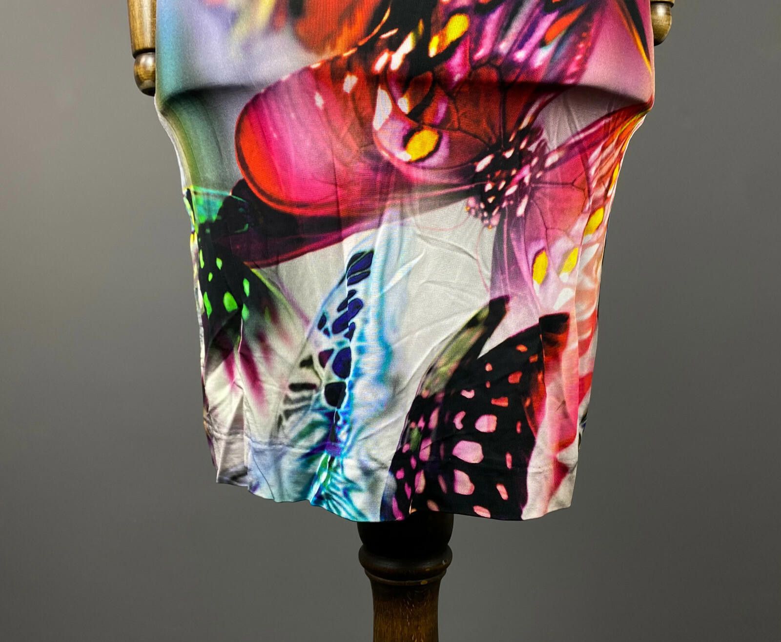 Designer Ana Alcazar Multicolor Butterfly Tank Midi Dress Size 36 Size M / US 6-8 / IT 42-44 - 3 Thumbnail