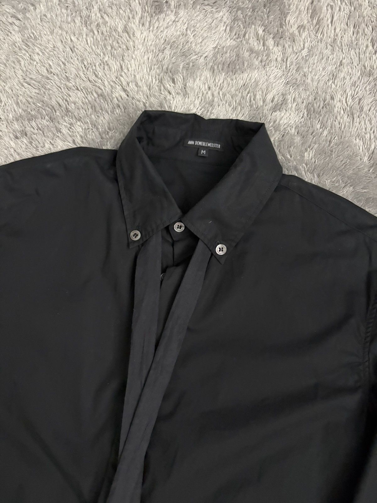 Ann Demeulemeester SCARF BUTTON UP Size US L / EU 52-54 / 3 - 2 Thumbnail