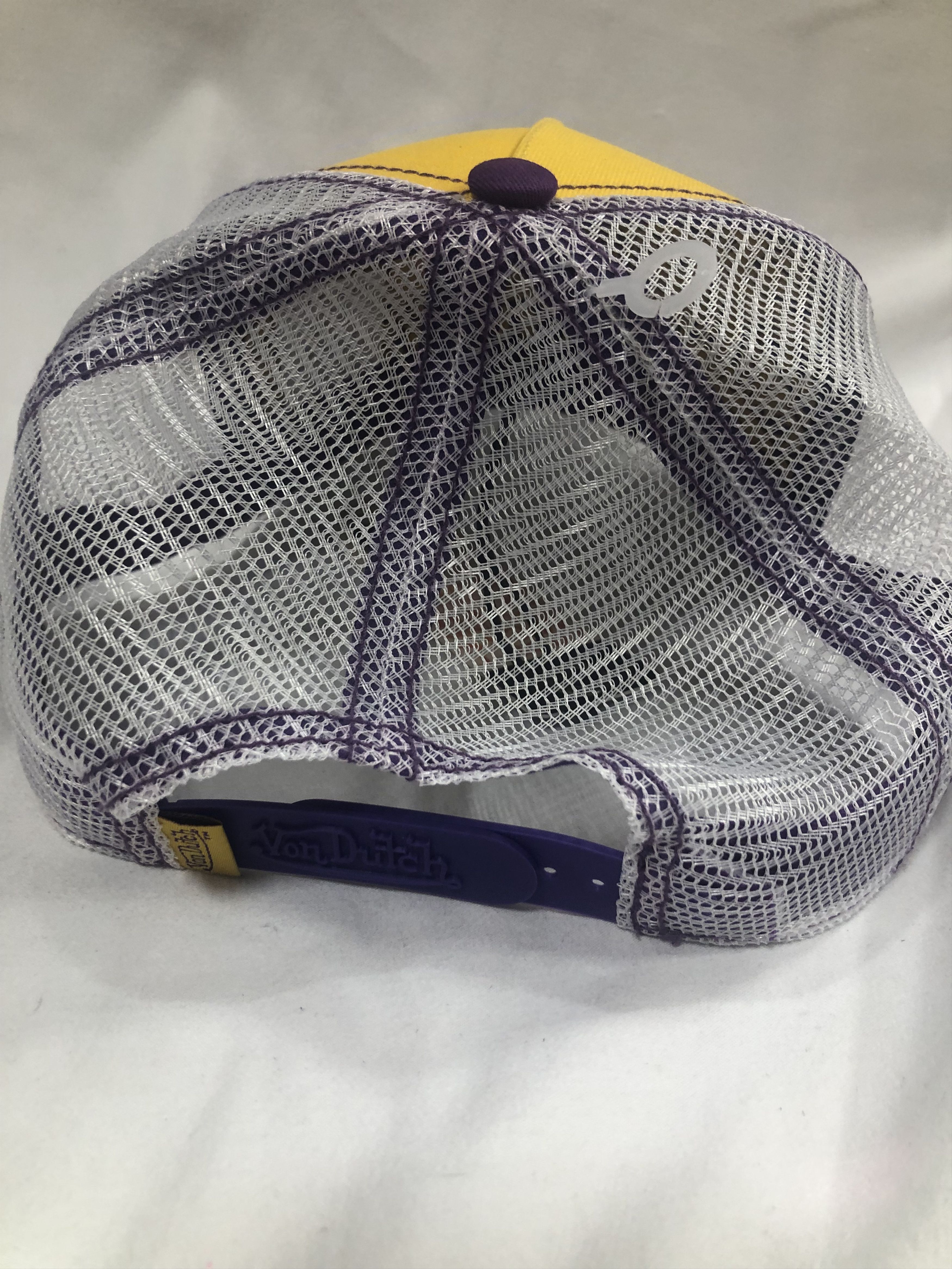 Von Dutch Von Dutch Purple/Yellow Trucker Hat (VH32) Size ONE SIZE - 2 Thumbnail