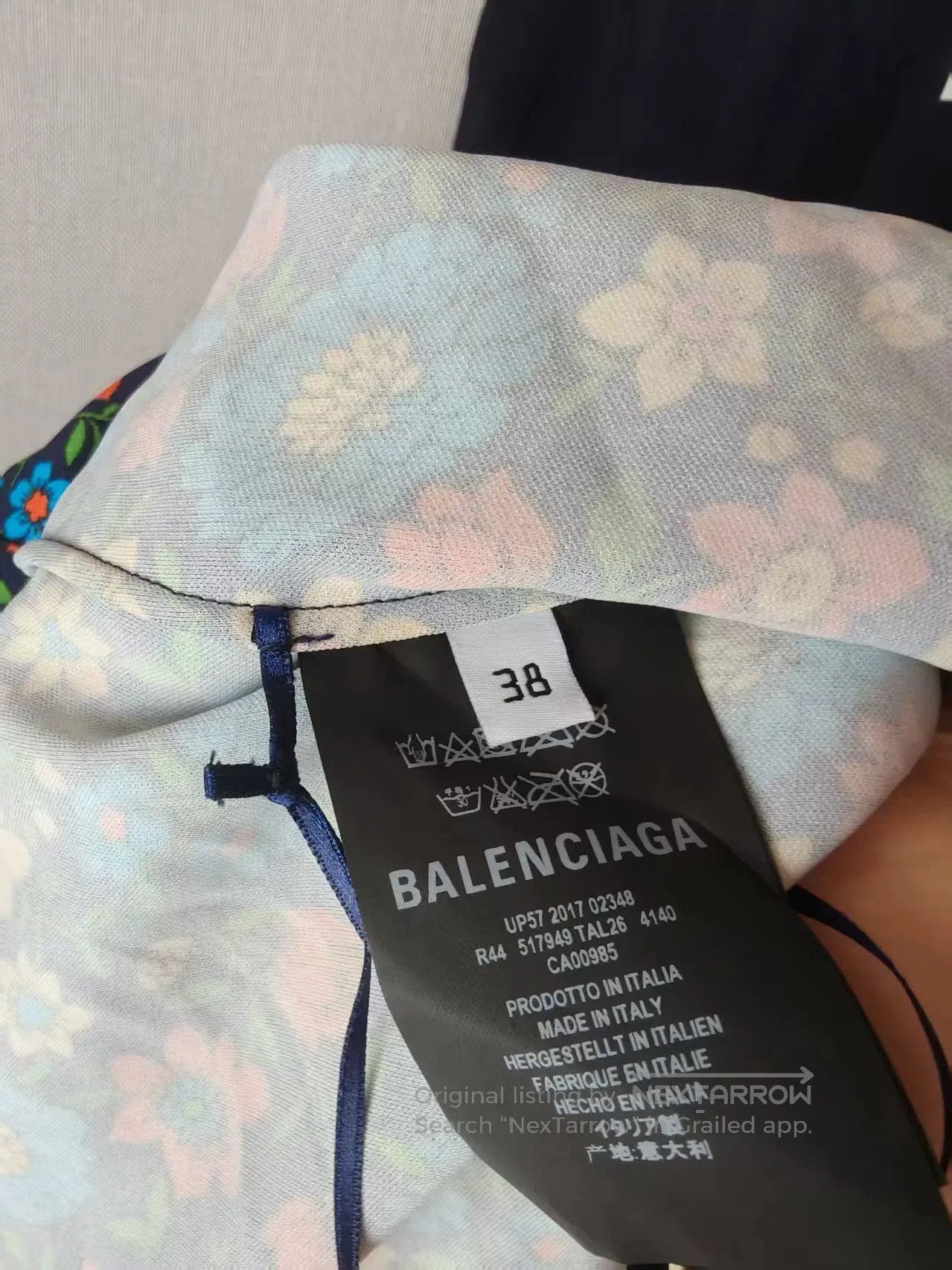 Balenciaga Balenciaga Floral Print Dress. Size M / US 6-8 / IT 42-44 - 2 Thumbnail