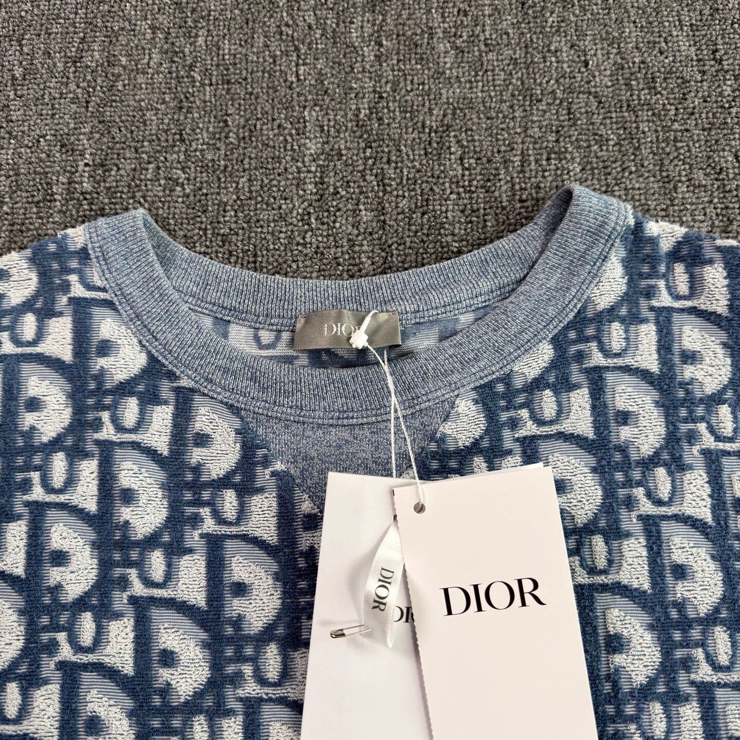 Dior Dior 25 Oblique blue short sleeve S near new Size US S / EU 44-46 / 1 - 3 Thumbnail