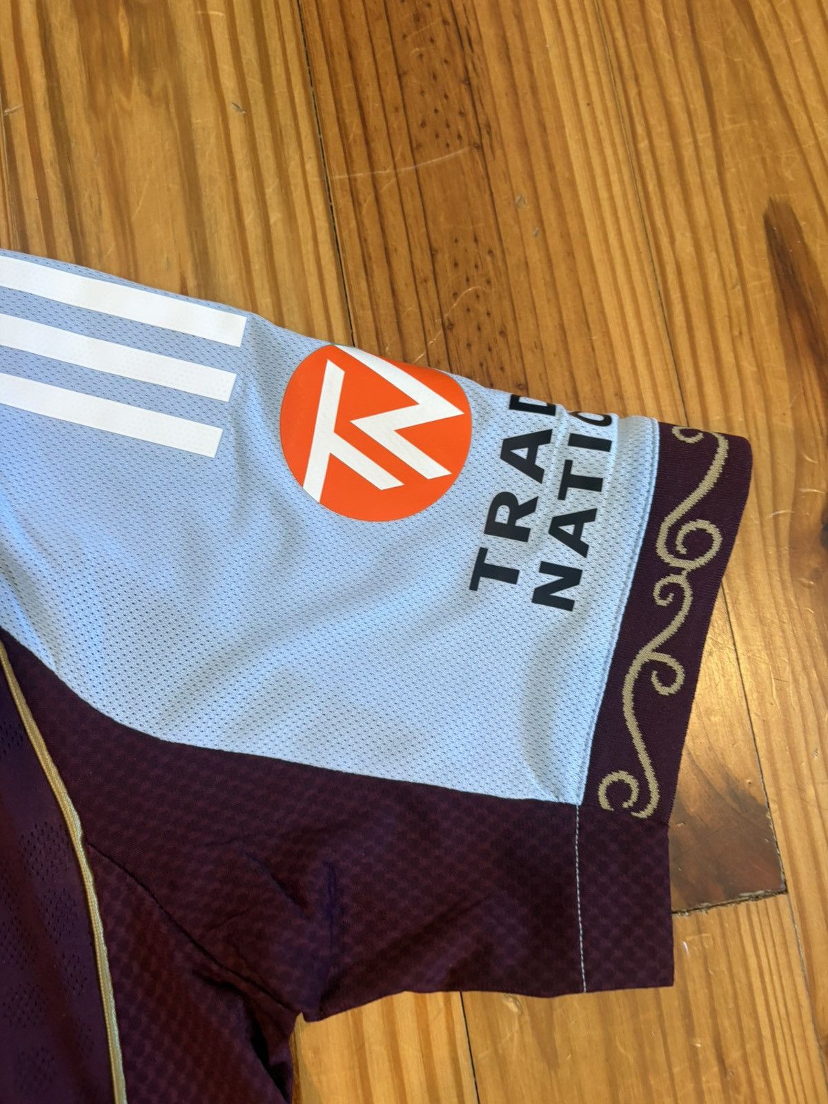 Adidas New adidas Aston Villa FC Home Authentic Jersey men's large Size US L / EU 52-54 / 3 - 3 Thumbnail