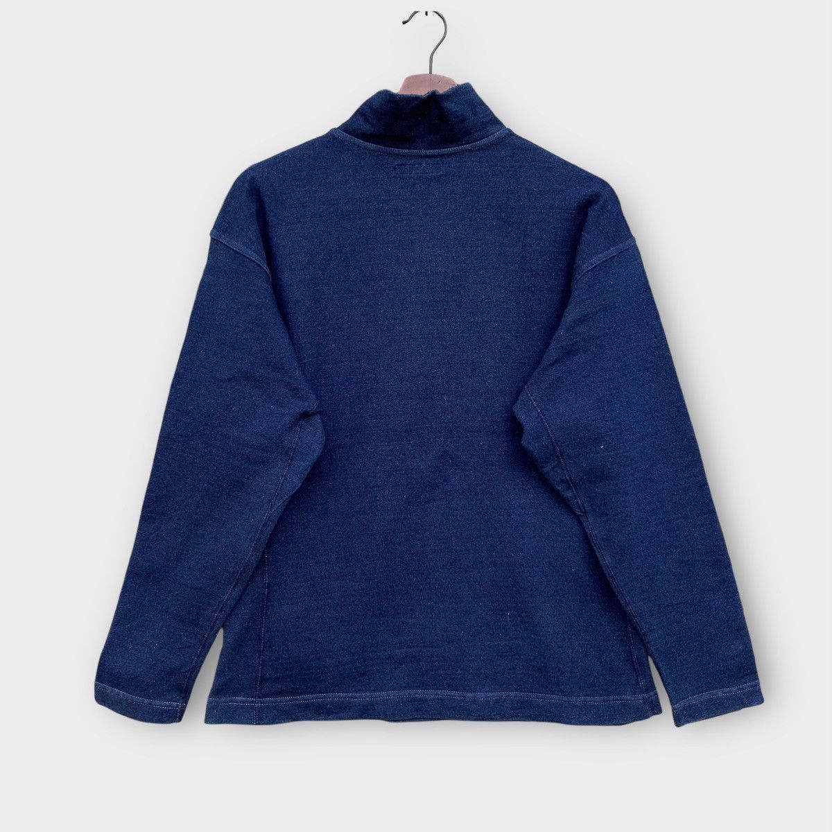 Blue Blue Japan × Indigo × Vintage Vintage Blue Blue Japan Sweatshirt Size M / US 6-8 / IT 42-44 - 2 Thumbnail