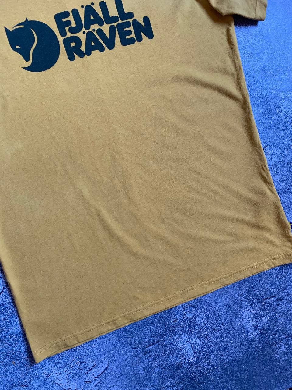 Fjallraven Fjällräven T-Shirt Yellow Logo Tee Men’s Cotton Size US M / EU 48-50 / 2 - 5 Thumbnail