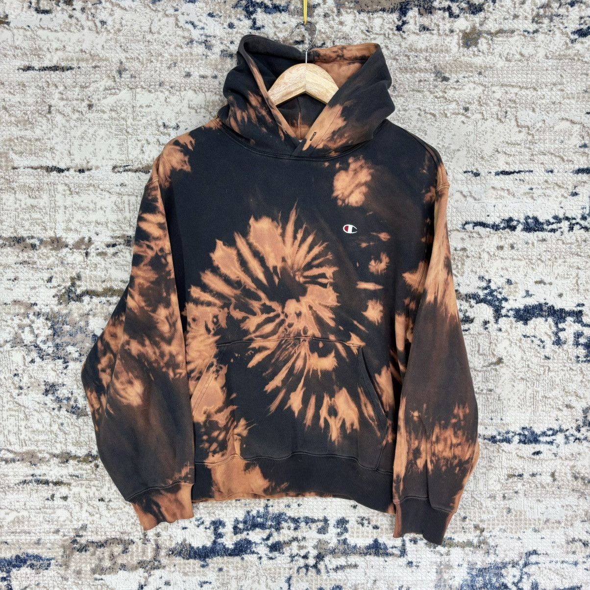 Champion Champion Tie Dye Embroidered Logo Sweatshirt Hoodie Size US L / EU 52-54 / 3 - 2 Thumbnail