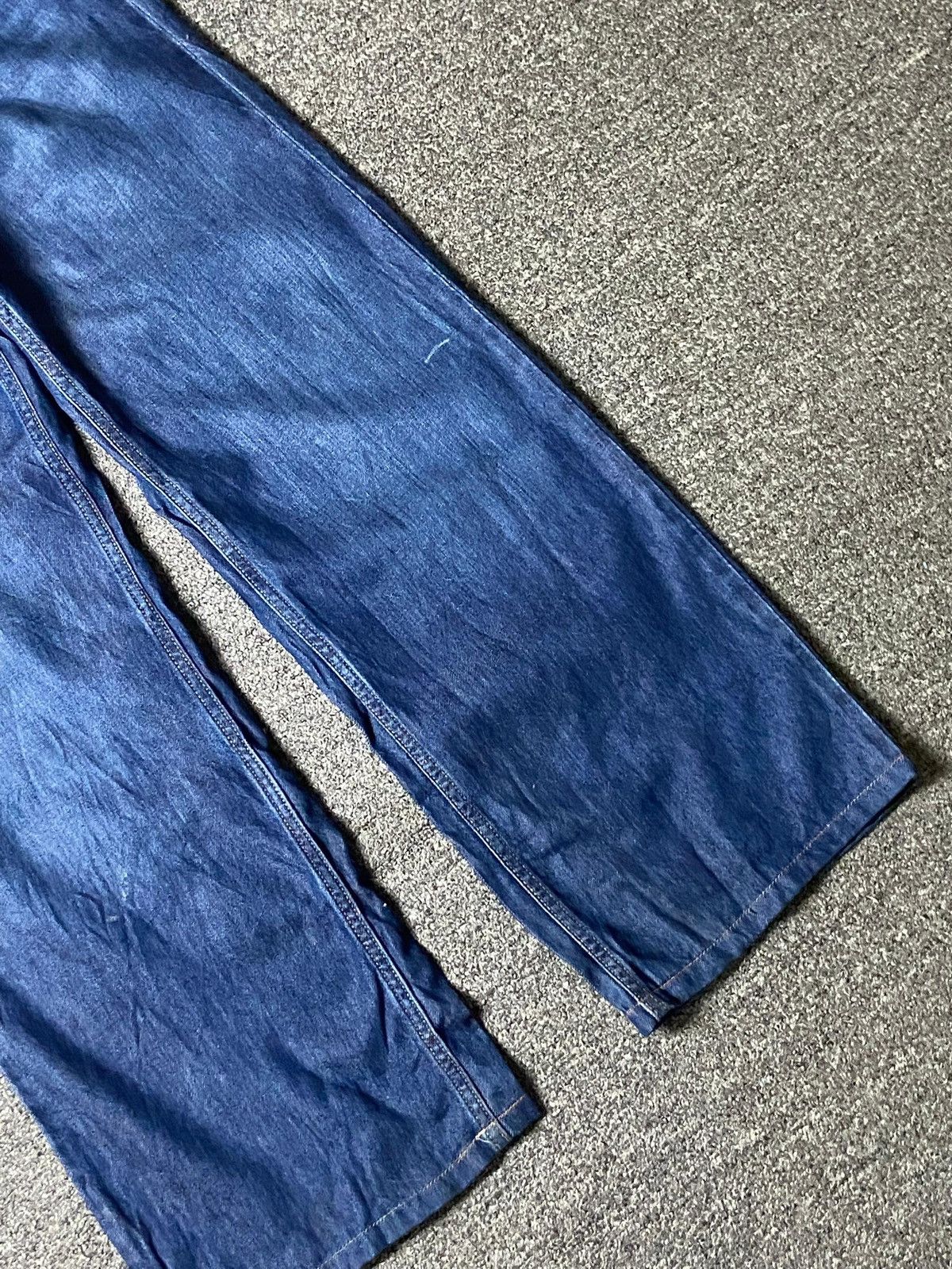 Japanese Brand &Denim Ultra High Waist Wide Regular Fit Jeans (139) Size 25" / US 0 / IT 36 - 6 Thumbnail
