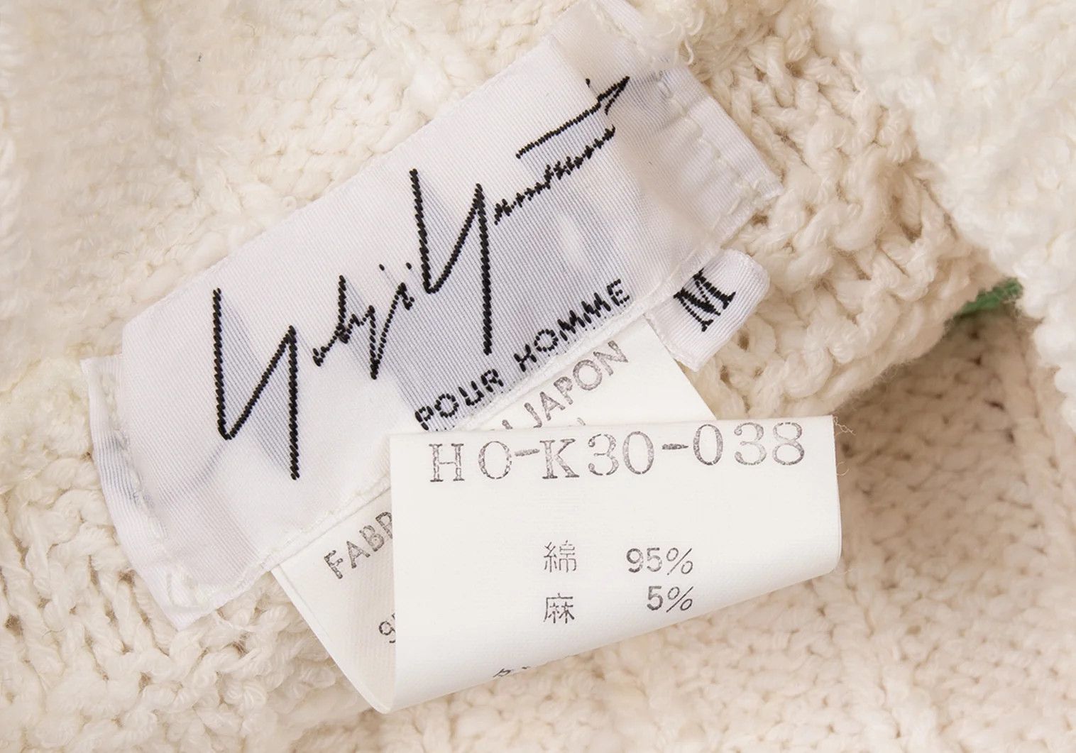 Yohji Yamamoto Yohji Yamamoto Cotton Pattern Knit Sweater Size US M / EU 48-50 / 2 - 19 Thumbnail