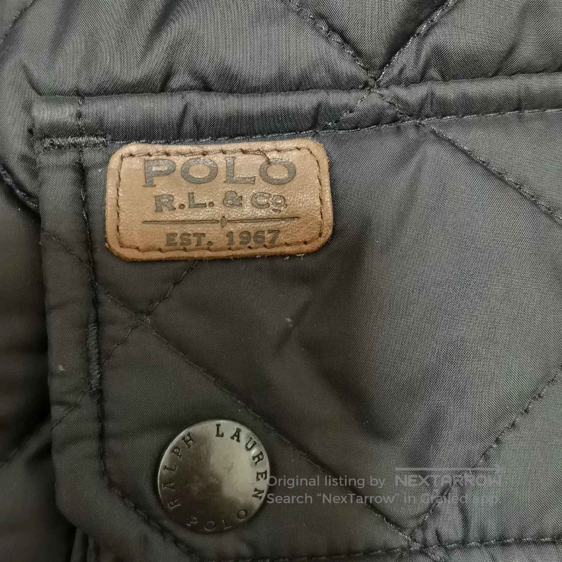 Polo Ralph Lauren Polo Ralph Lauren Quilted Cotton Jacket. Size US L / EU 52-54 / 3 - 4 Thumbnail