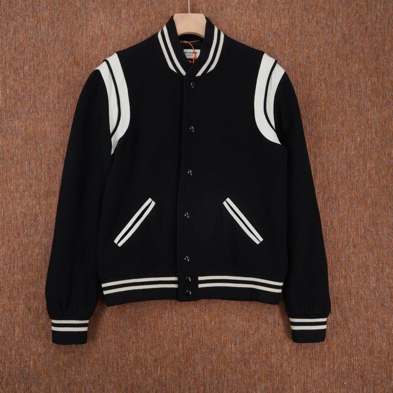 Saint Laurent Paris Saint Laurent Paris Black and white Teddy jacket 2505-Nexta Size US M / EU 48-50 / 2 - 1 Thumbnail