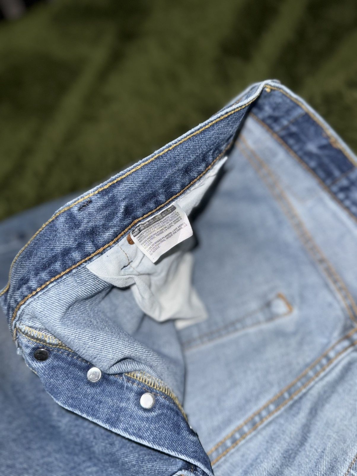 Levi's [W36/L34] Levi’s 501 Button Fly Vintage Wash Denim Pants Size US 36 / EU 52 - 4 Thumbnail