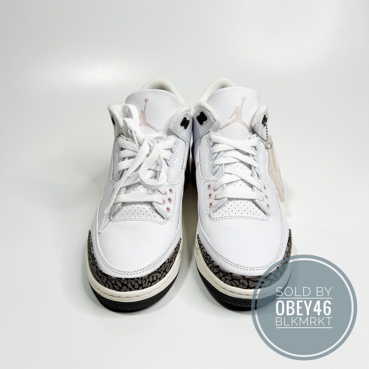 Jordan Brand Air Jordan 3 Retro Neapolitan White Dark Mocha 9.5 Size US 9.5 / EU 42-43 - 3 Thumbnail