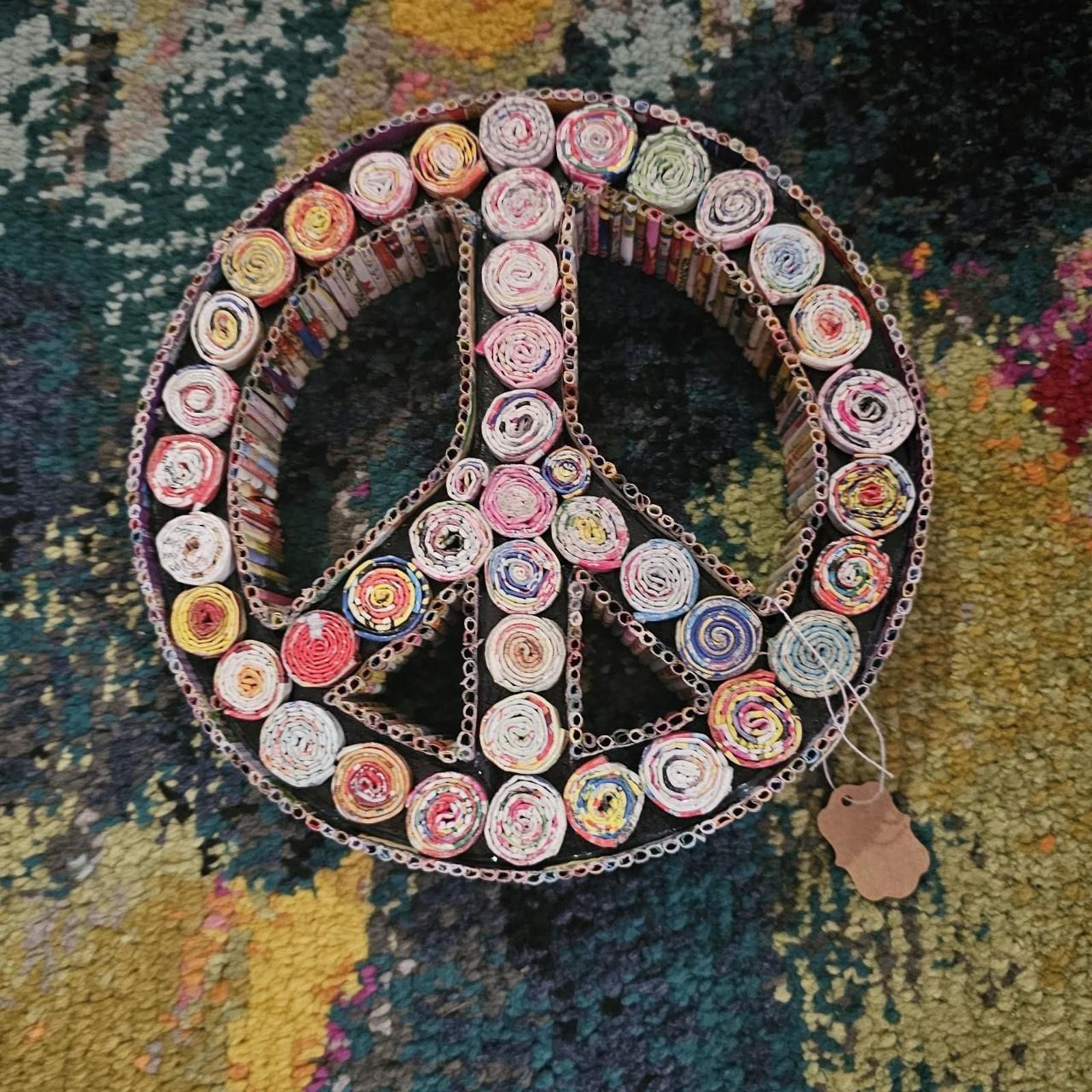 Handmade Handmade Peace Sign Wall Hanging Size ONE SIZE - 1 Thumbnail