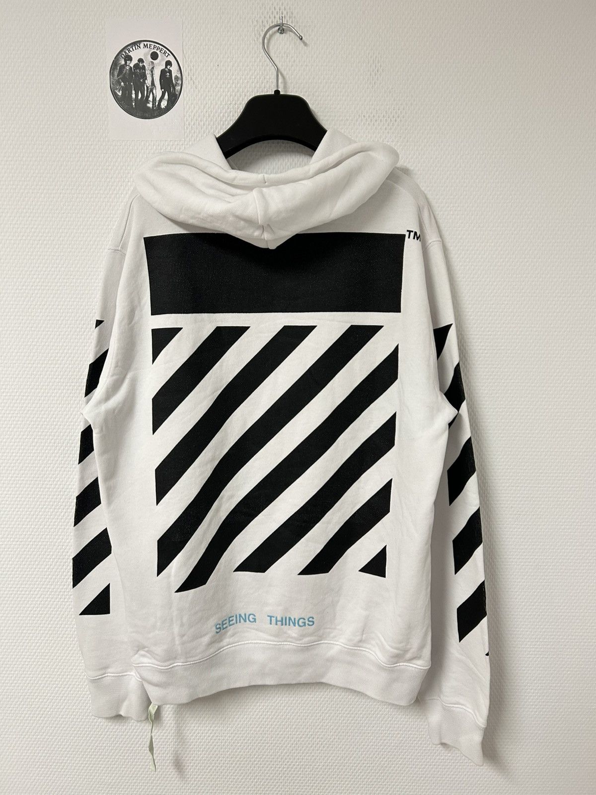 Off-White SS2017 “Seeing Things” Caravaggio Hoodie Size US S / EU 44-46 / 1 - 2 Thumbnail