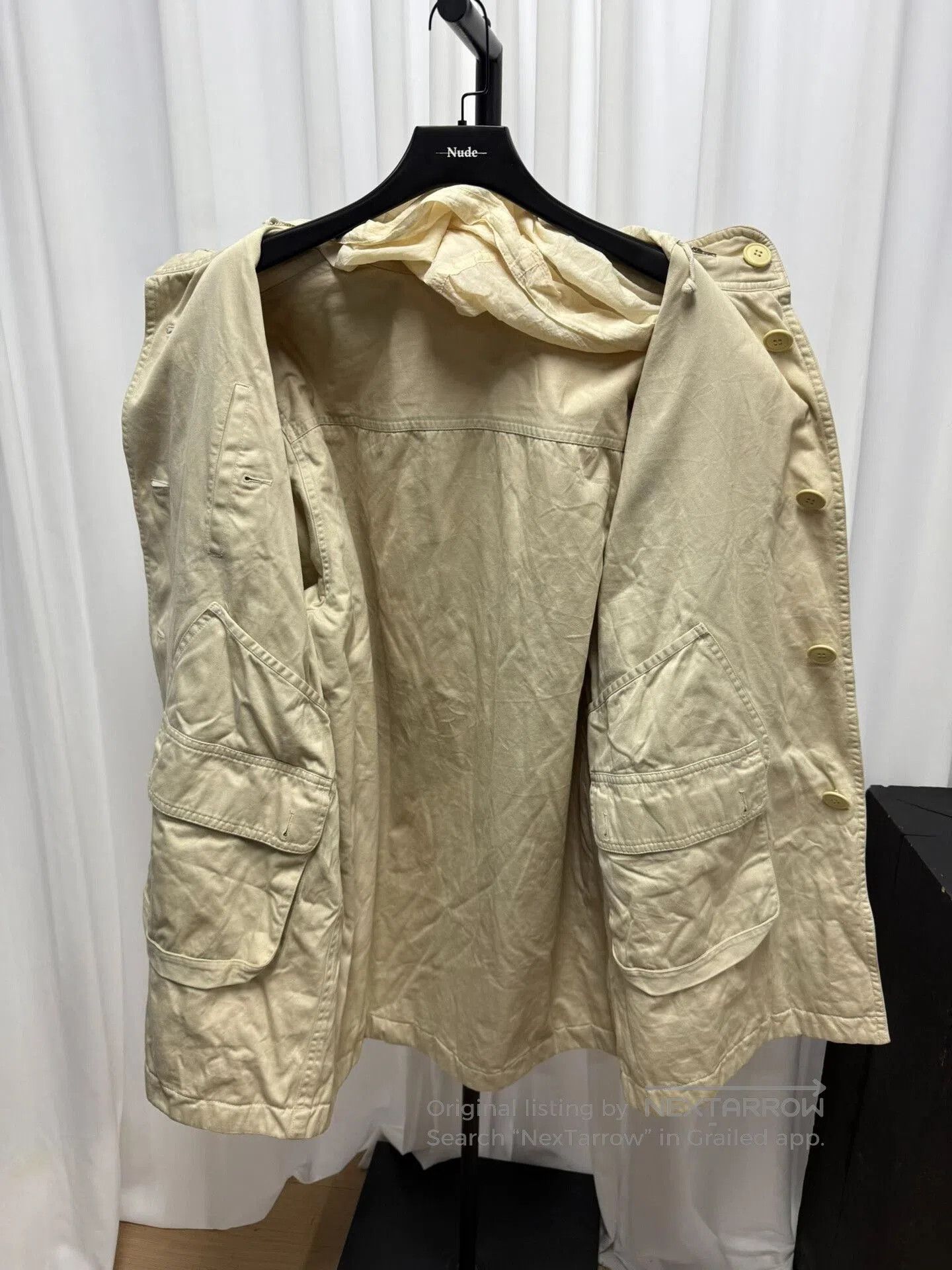 Issey Miyake Issey Miyake Double-Sided Nylon Coat. Size US L / EU 52-54 / 3 - 6 Thumbnail