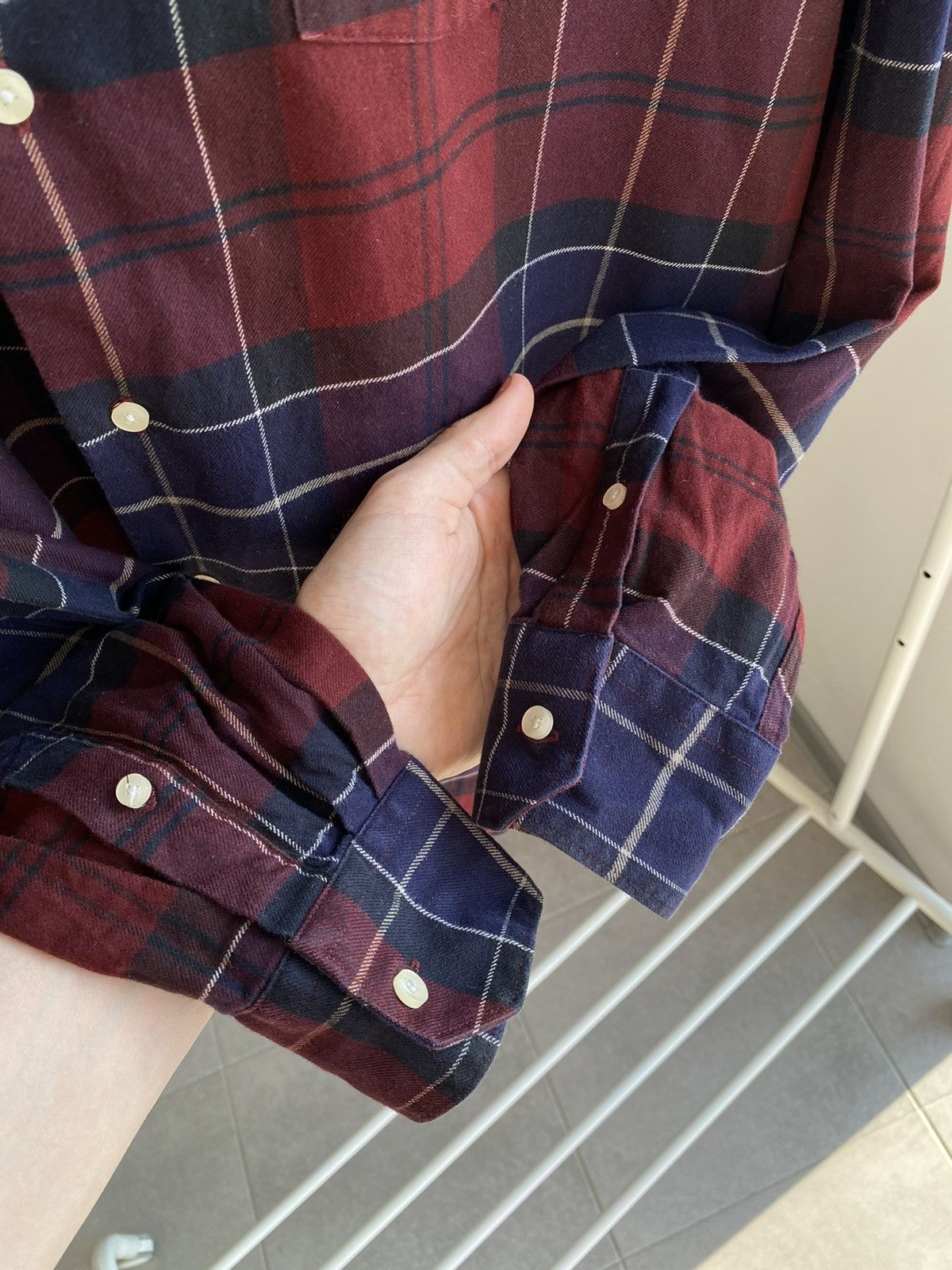 Barbour Barbour Flannel Checkered Shirt Size US L / EU 52-54 / 3 - 8 Thumbnail