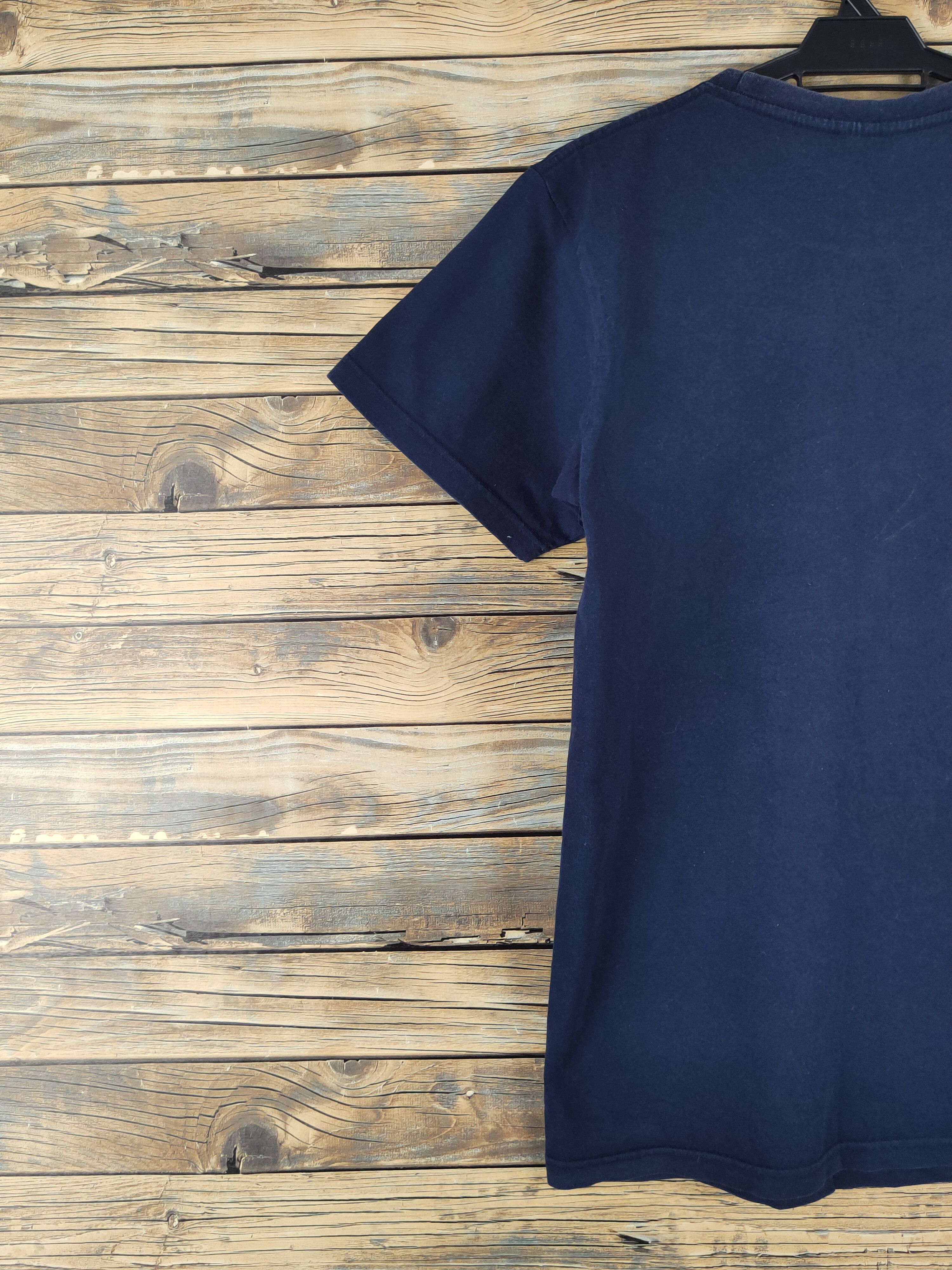 Japanese Brand × Vintage DL The Quick Fox Brown Navy tee #025 Size US S / EU 44-46 / 1 - 4 Thumbnail
