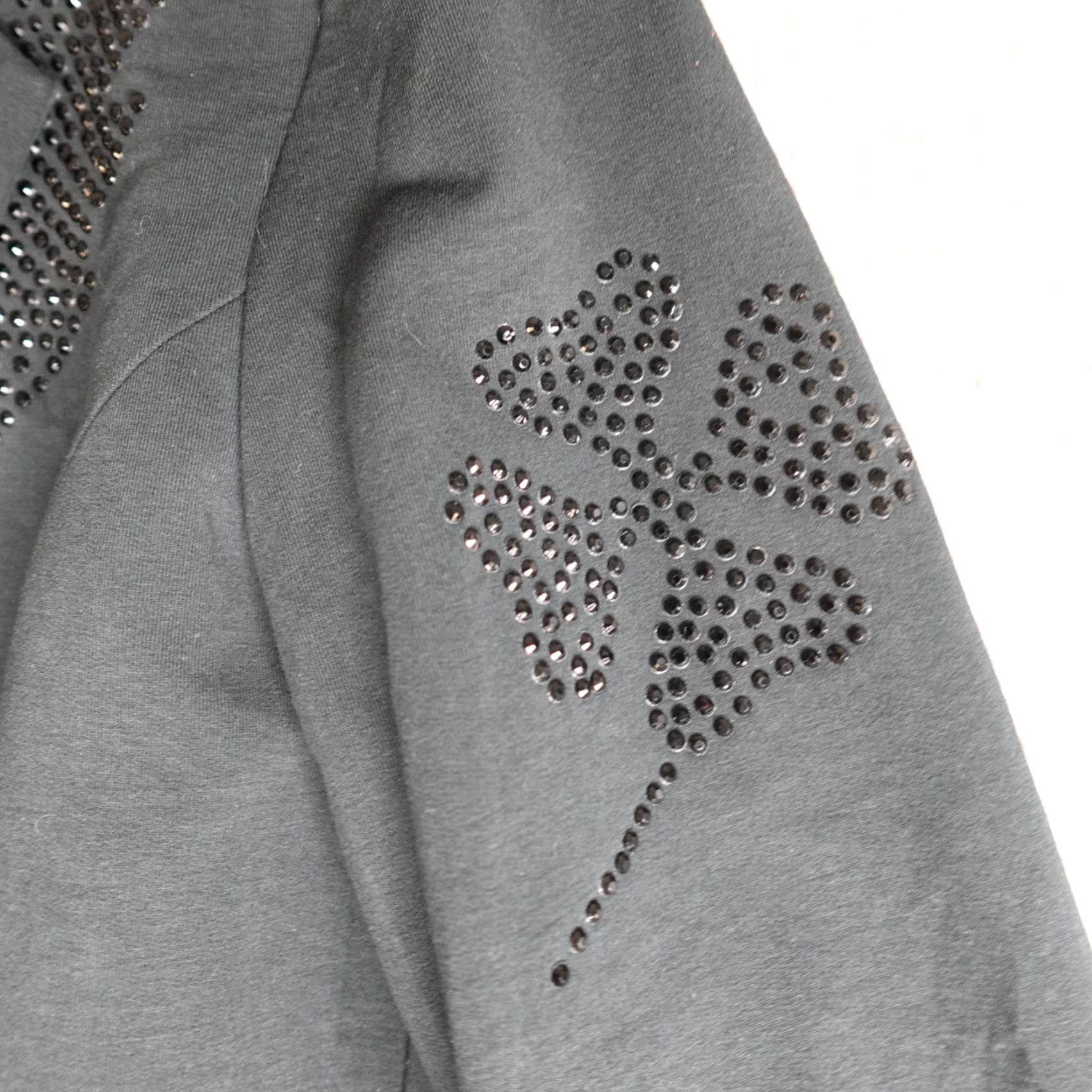 Moschino Love Moschino Womens Blazer 10 Black Bomber Bling Size L / US 10 / IT 46 - 7 Thumbnail