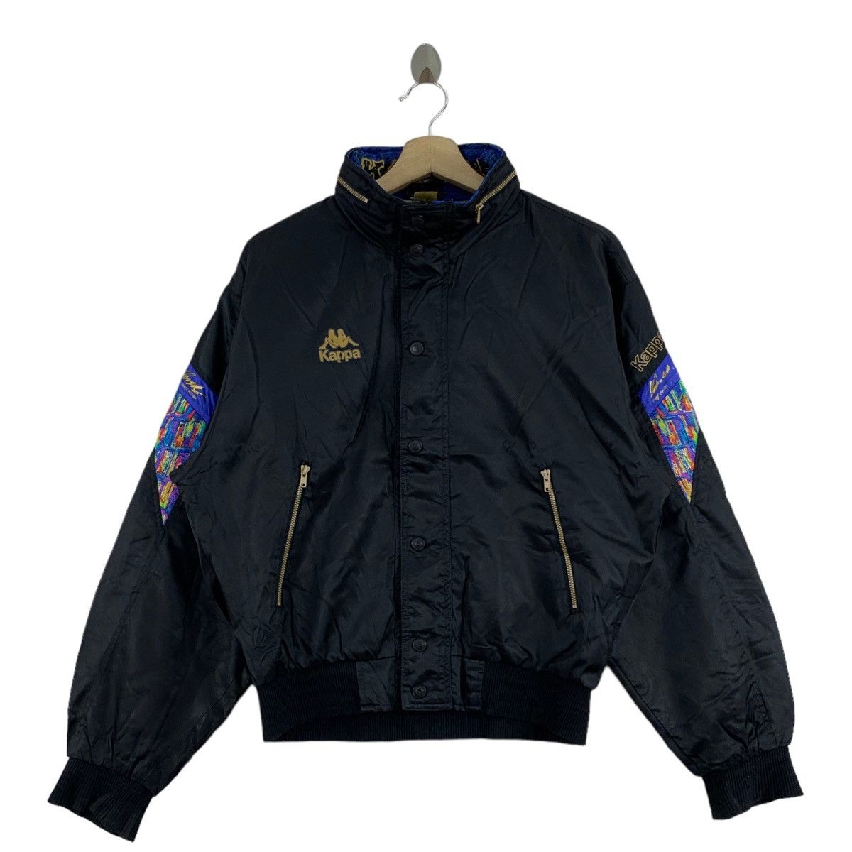 Kappa KAPPA SPORT Sportswear Embroidered Brand Black Bomber Jacket Size US L / EU 52-54 / 3 - 1 Thumbnail