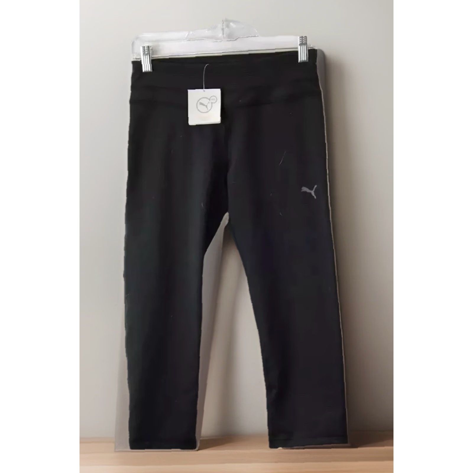 Puma PUMA Fitness Black 3/4 Active Legging Womens Size S Pants Yoga Workout Comfortable Elastic Waistband Stretchy 3/4 Length Health Sportswear Size 28" / US 6 / IT 42 - 2 Thumbnail