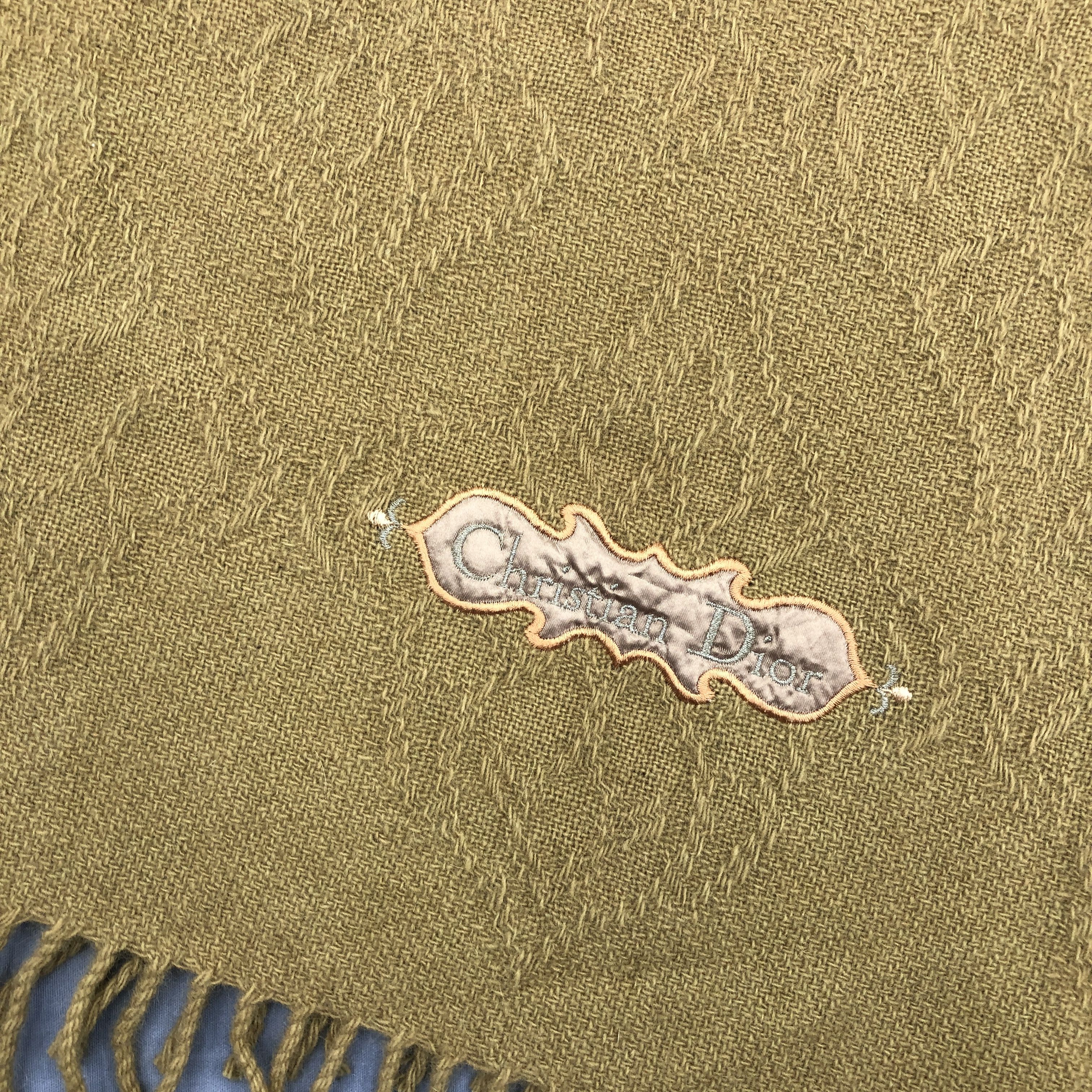 Japanese Brand Vintage Christian Dior Scarf Muffler Wool Wrap Scarves Size ONE SIZE - 6 Thumbnail