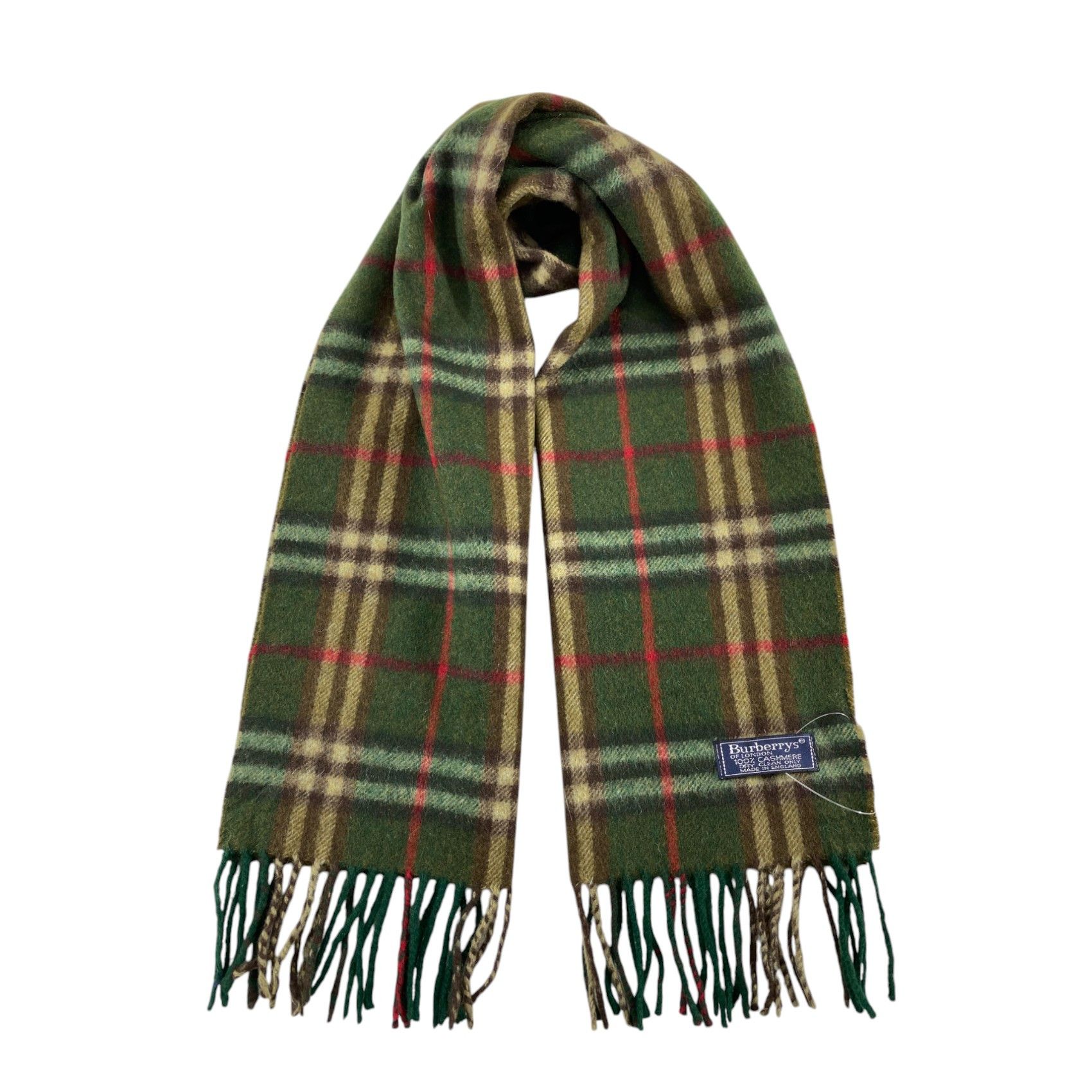 Burberry × Vintage Burberry Scarf / Muffler / Neckwear - WW1676 Size ONE SIZE - 1 Thumbnail