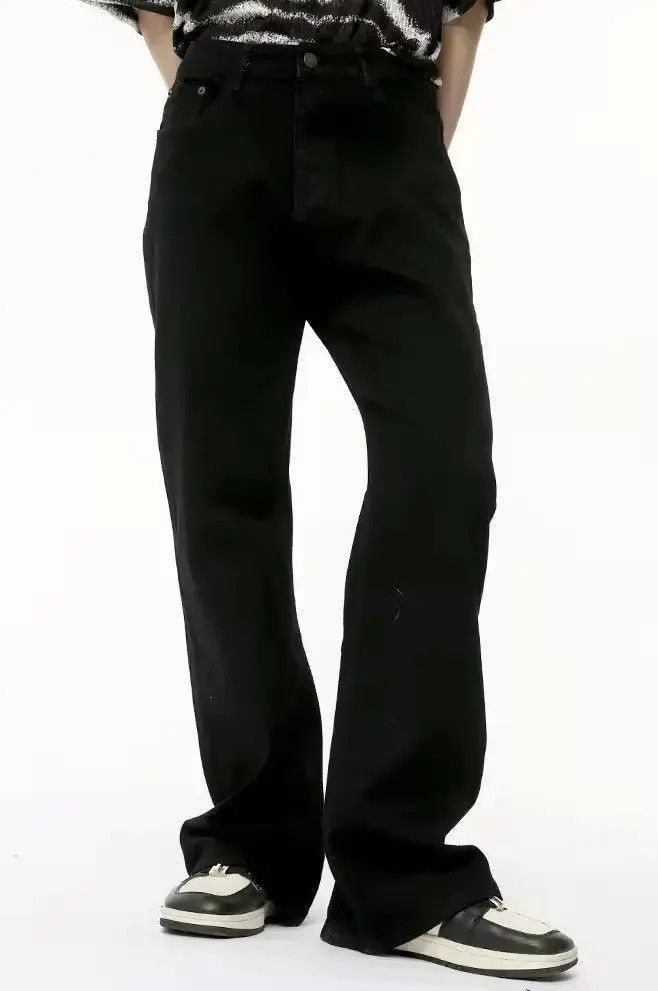 Japanese Brand Casual straight black jeans pants Size US 34 / EU 50 - 5 Thumbnail
