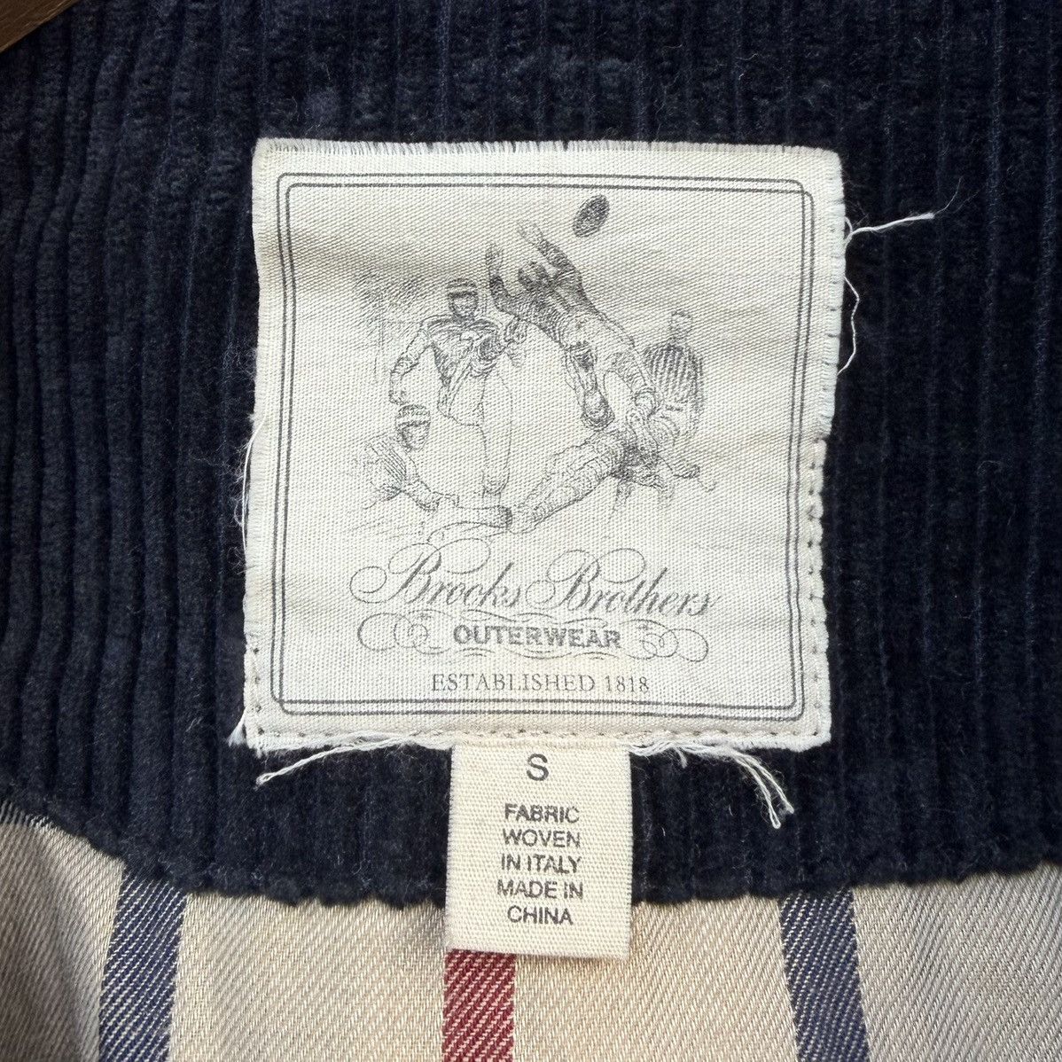 Brooks Brothers Vintage Brooks Brothers Outerwear Corduroy Bomber Jacket Size US S / EU 44-46 / 1 - 14 Thumbnail