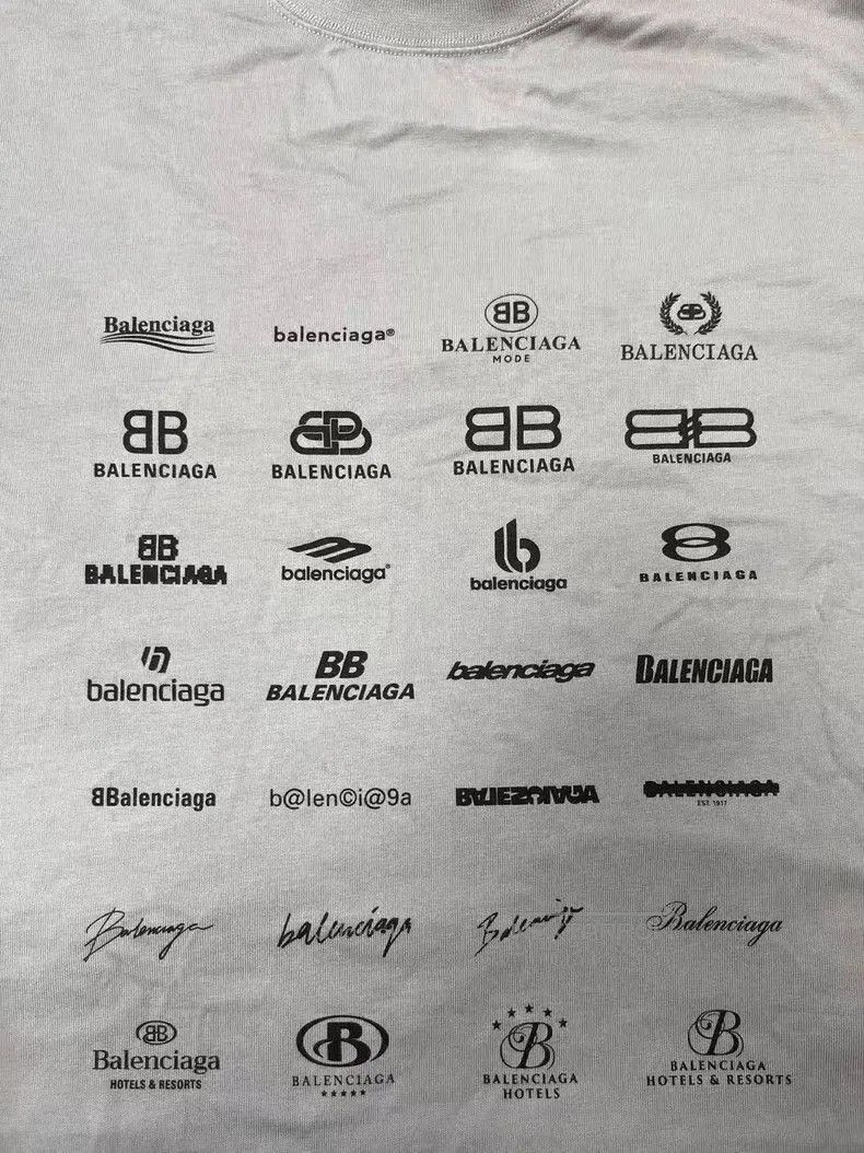 Balenciaga Balenciaga Logo Print Crewneck Short Sleeve T-Shirt. Size US M / EU 48-50 / 2 - 3 Thumbnail