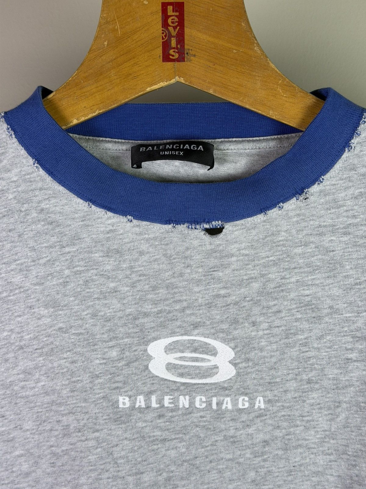 Balenciaga *RARE* BALENCIAGA DEMNA 1/1 UNITY ICON SPORT 2TONE TEE Size US S / EU 44-46 / 1 - 2 Thumbnail
