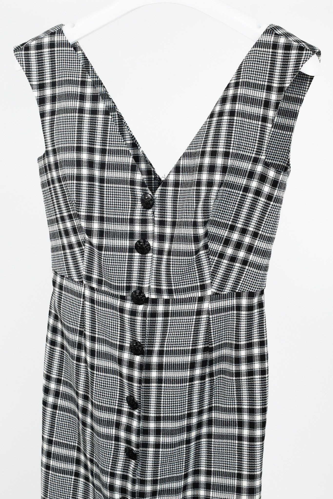 Veronica Beard Veronica Beard Lark Plaid Cotton-Blend Sheath Midi Dress Size XS / US 0-2 / IT 36-38 - 3 Thumbnail