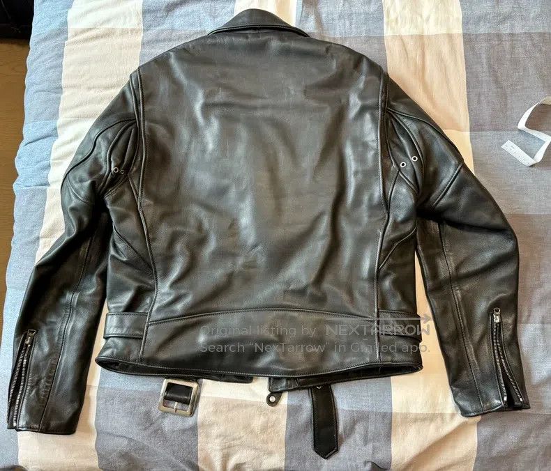 Schott Schott Motorcycle leather coat Size US XXL / EU 58 / 5 - 8 Thumbnail