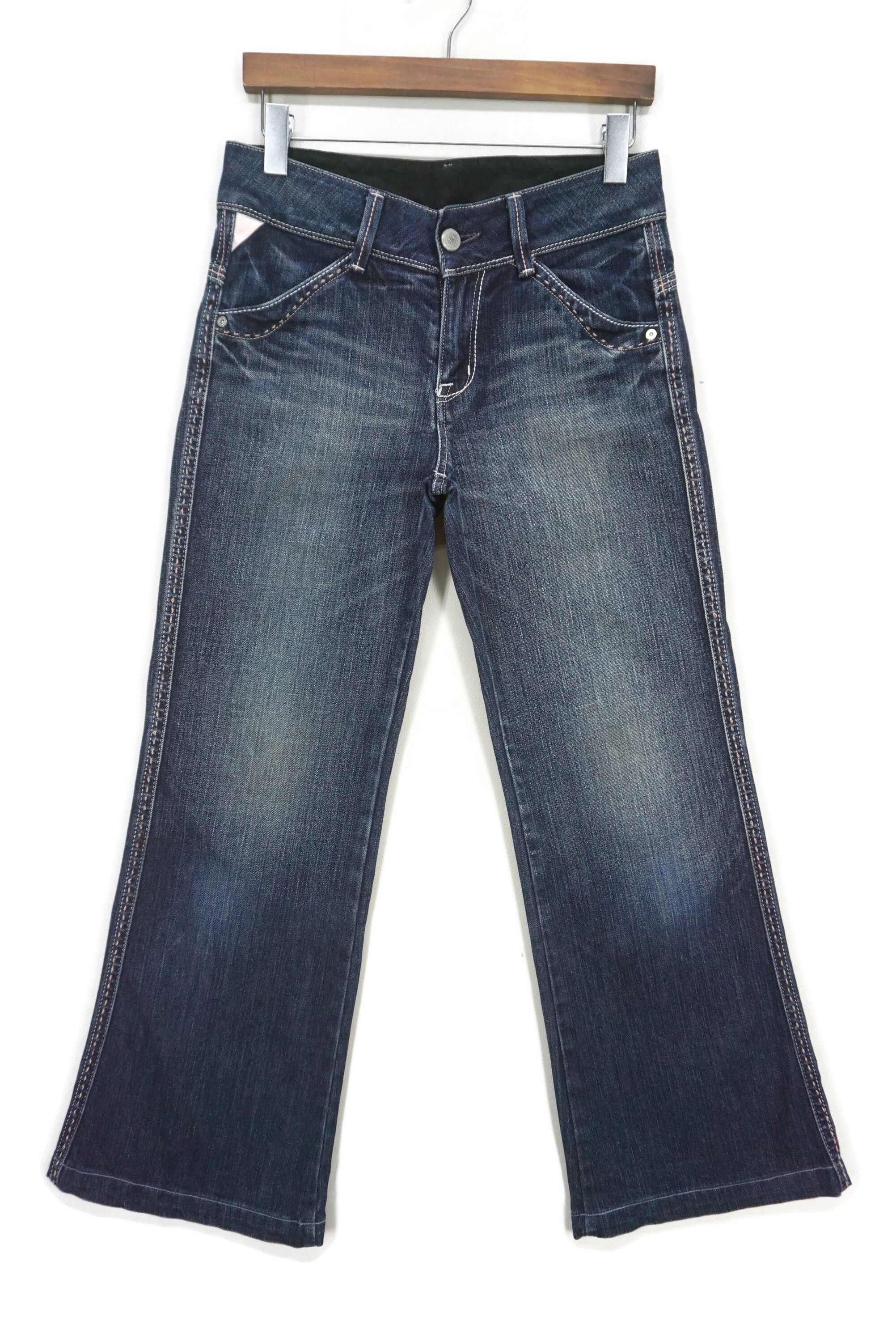 Japanese Brand Brappers Jeans fit W29xL29 Made in Japan Low Rise Bootcut Size 26" / US 2 / IT 38 - 2 Thumbnail