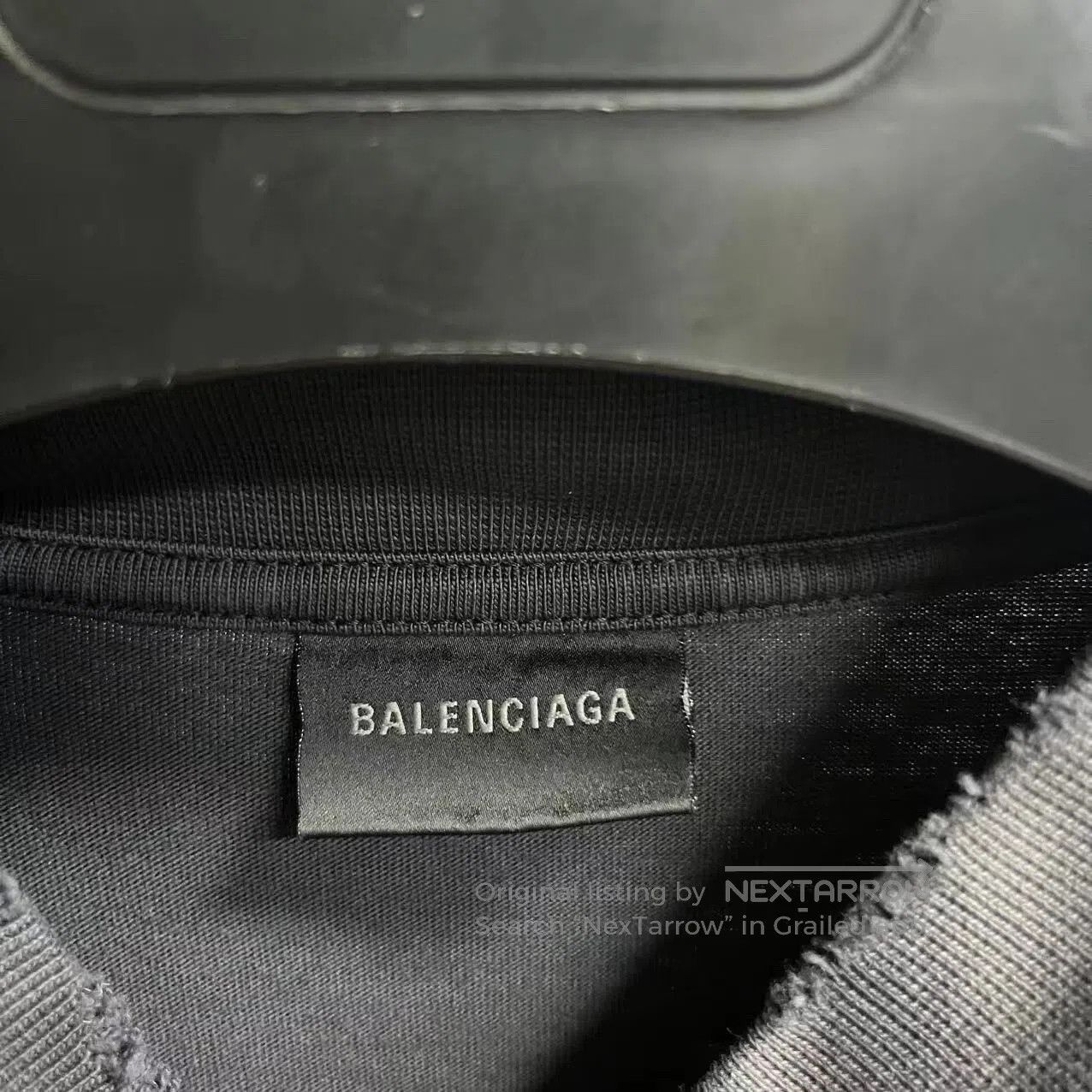 Balenciaga Balenciaga Black tape with letter logo printed on it; roun Size US S / EU 44-46 / 1 - 2 Thumbnail