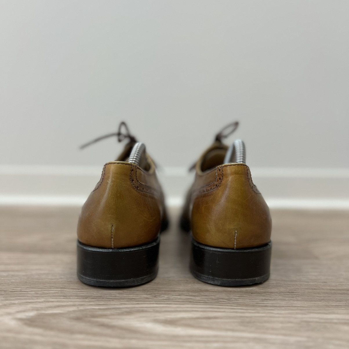 Benson × Genuine Leather Benson Casablanca Leather Brogue Hand Made Classic Shoes Size US 9 / EU 42 - 6 Thumbnail