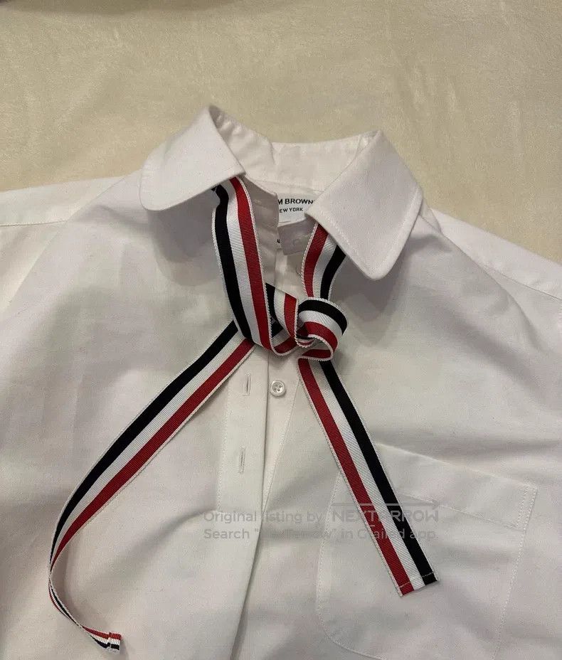 Thom Browne Thom Browne Shirt, White Size XS / US 0-2 / IT 36-38 - 2 Thumbnail