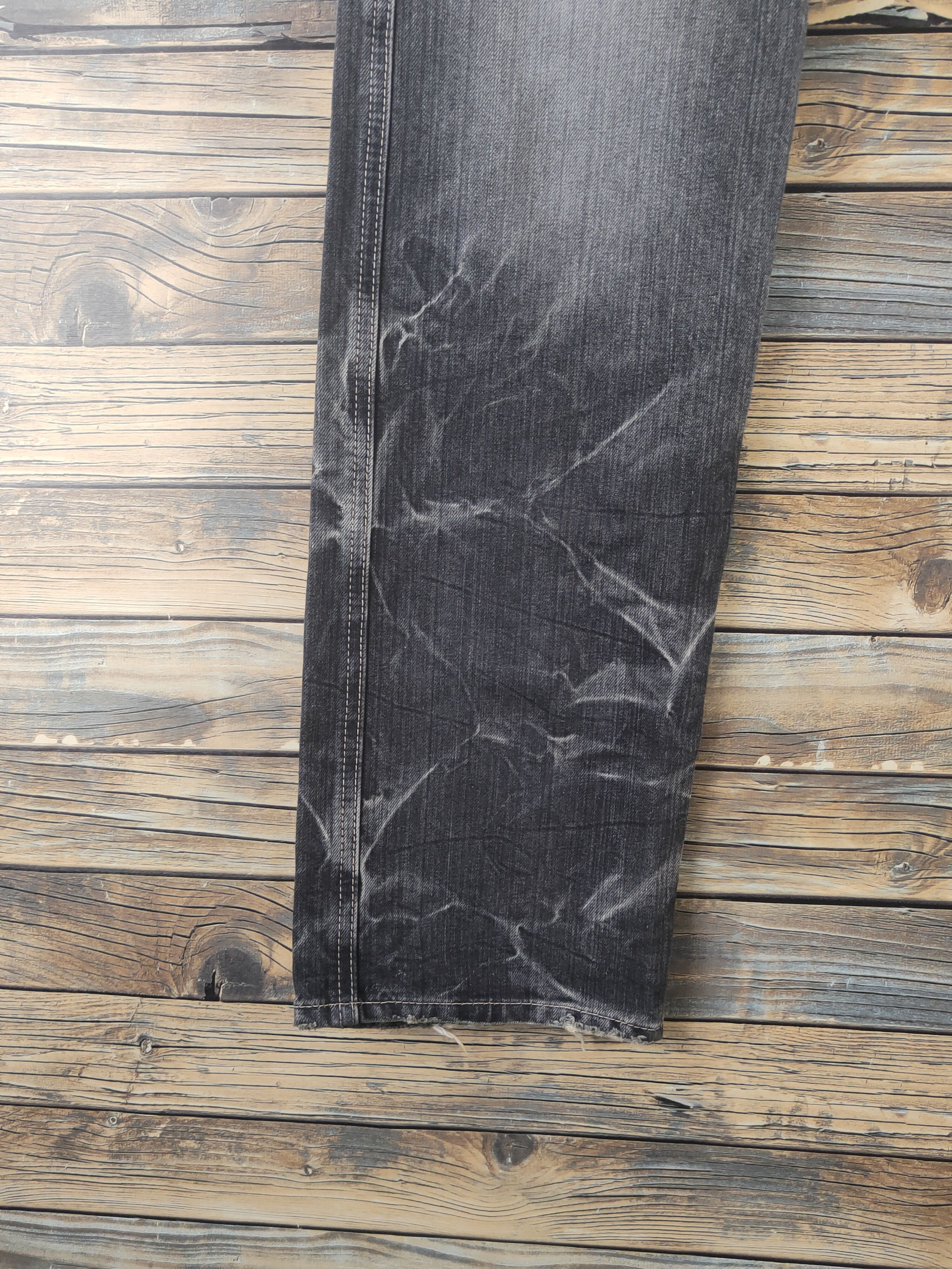 Eternal DL Eternal Black Distressed Ripped Jeans #1930 Size US 33 - 4 Thumbnail