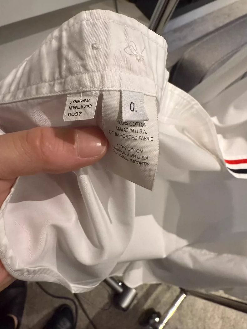 Thom Browne Thom Browne size0 A three-color shirt with a lapel Size US XS / EU 42 / 0 - 5 Thumbnail